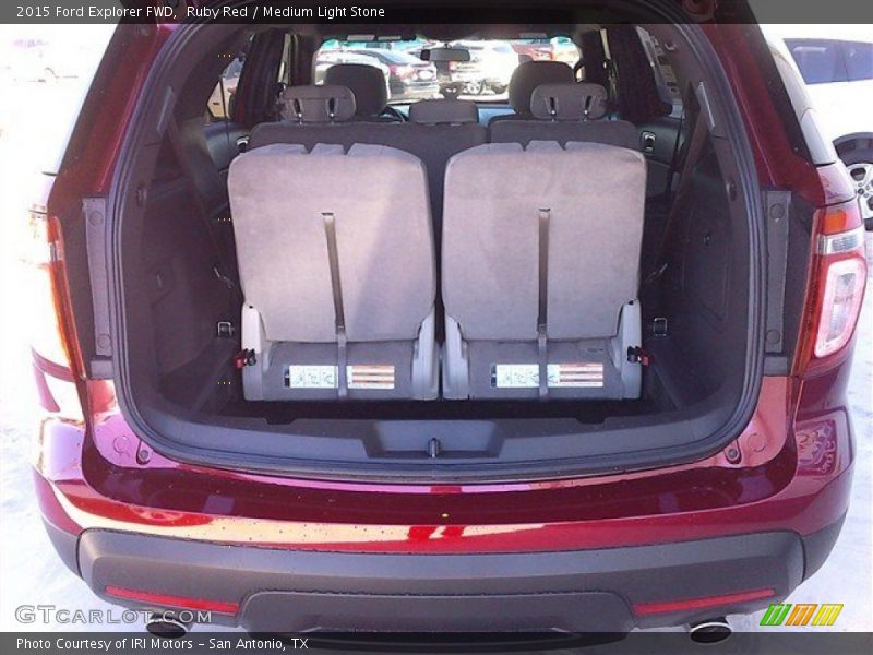 Ruby Red / Medium Light Stone 2015 Ford Explorer FWD