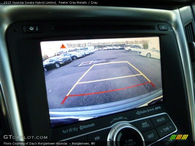 Pewter Gray Metallic / Gray 2015 Hyundai Sonata Hybrid Limited
