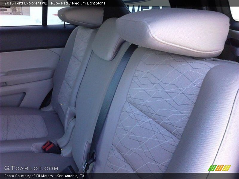 Ruby Red / Medium Light Stone 2015 Ford Explorer FWD