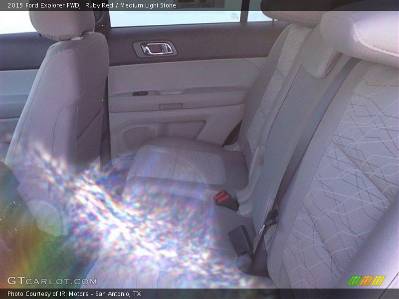 Ruby Red / Medium Light Stone 2015 Ford Explorer FWD