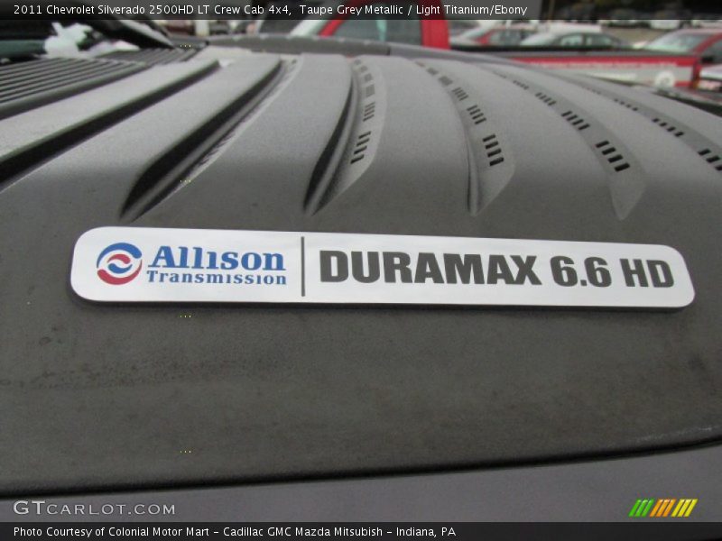 Taupe Grey Metallic / Light Titanium/Ebony 2011 Chevrolet Silverado 2500HD LT Crew Cab 4x4
