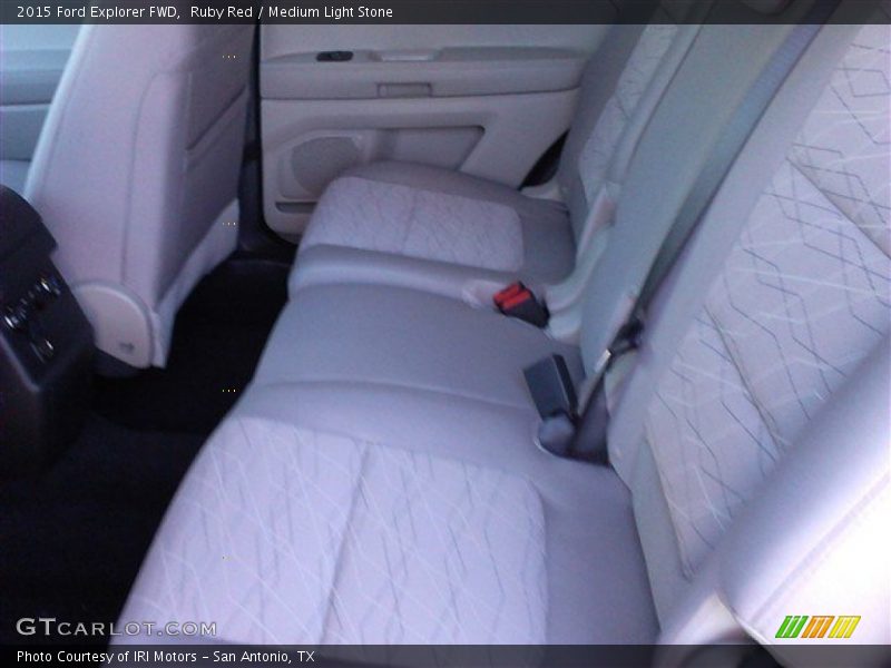 Ruby Red / Medium Light Stone 2015 Ford Explorer FWD