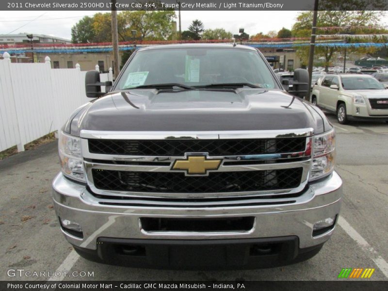 Taupe Grey Metallic / Light Titanium/Ebony 2011 Chevrolet Silverado 2500HD LT Crew Cab 4x4