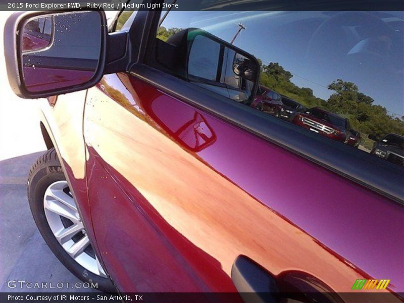 Ruby Red / Medium Light Stone 2015 Ford Explorer FWD