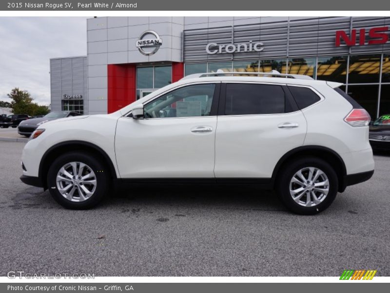 Pearl White / Almond 2015 Nissan Rogue SV
