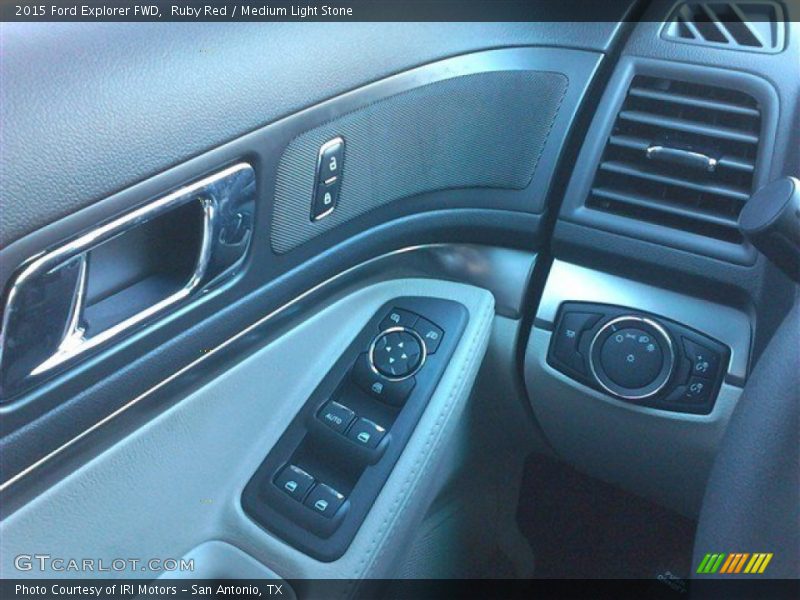 Ruby Red / Medium Light Stone 2015 Ford Explorer FWD