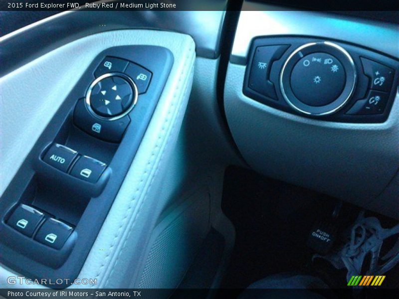 Ruby Red / Medium Light Stone 2015 Ford Explorer FWD