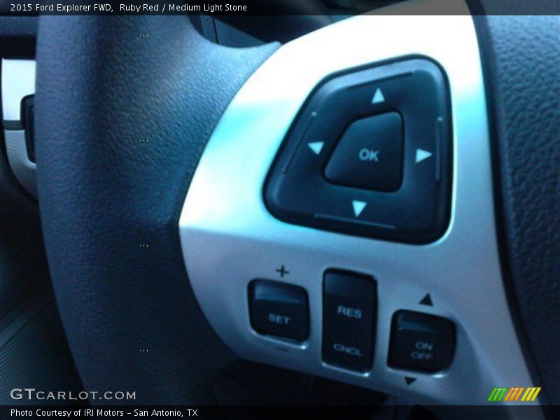 Ruby Red / Medium Light Stone 2015 Ford Explorer FWD