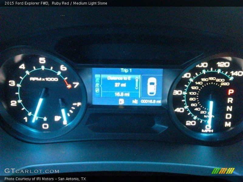 Ruby Red / Medium Light Stone 2015 Ford Explorer FWD