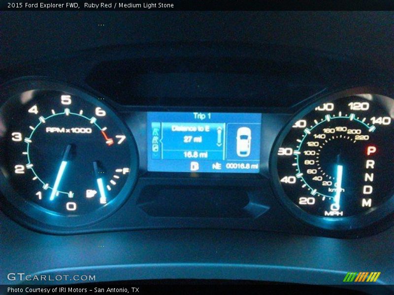 Ruby Red / Medium Light Stone 2015 Ford Explorer FWD