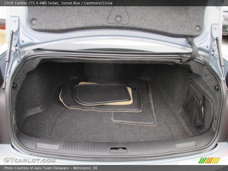Sunset Blue / Cashmere/Cocoa 2008 Cadillac CTS 4 AWD Sedan