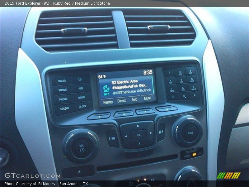 Ruby Red / Medium Light Stone 2015 Ford Explorer FWD