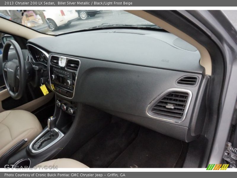 Billet Silver Metallic / Black/Light Frost Beige 2013 Chrysler 200 LX Sedan
