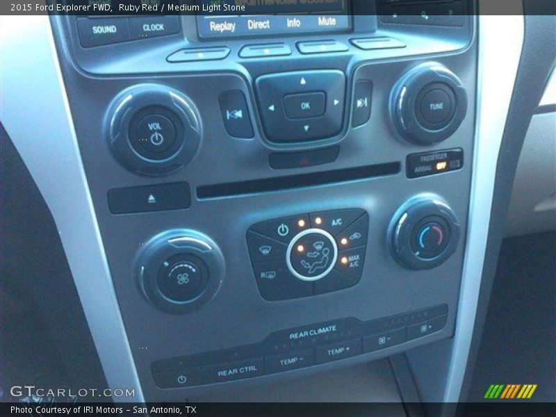 Ruby Red / Medium Light Stone 2015 Ford Explorer FWD