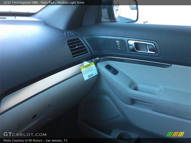 Ruby Red / Medium Light Stone 2015 Ford Explorer FWD