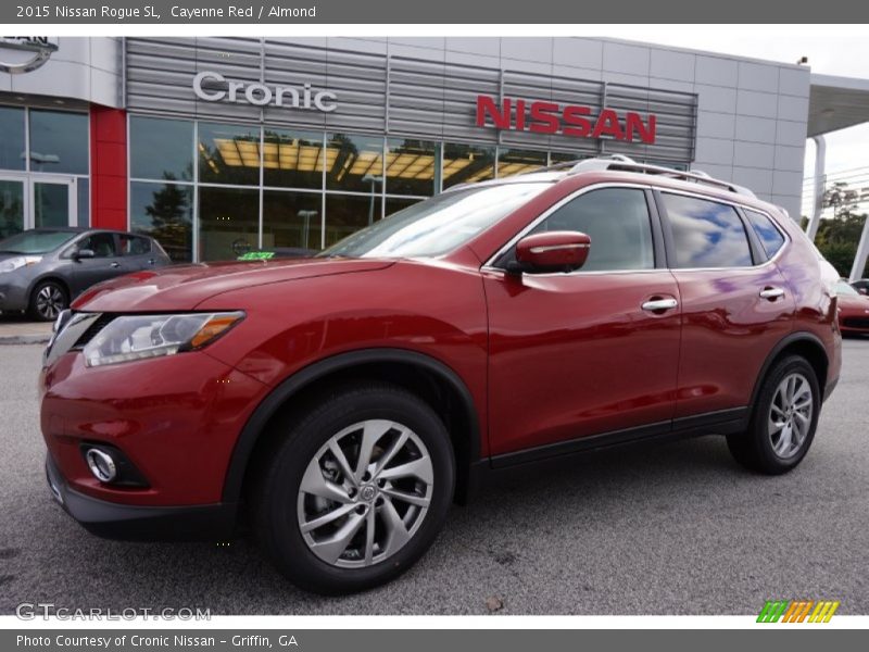 Cayenne Red / Almond 2015 Nissan Rogue SL