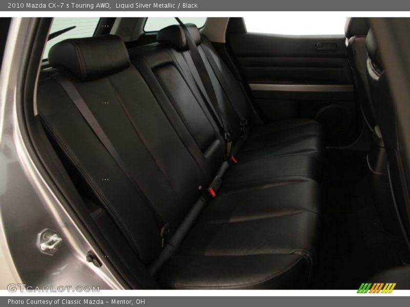 Liquid Silver Metallic / Black 2010 Mazda CX-7 s Touring AWD