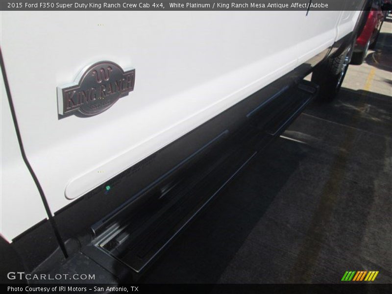 White Platinum / King Ranch Mesa Antique Affect/Adobe 2015 Ford F350 Super Duty King Ranch Crew Cab 4x4