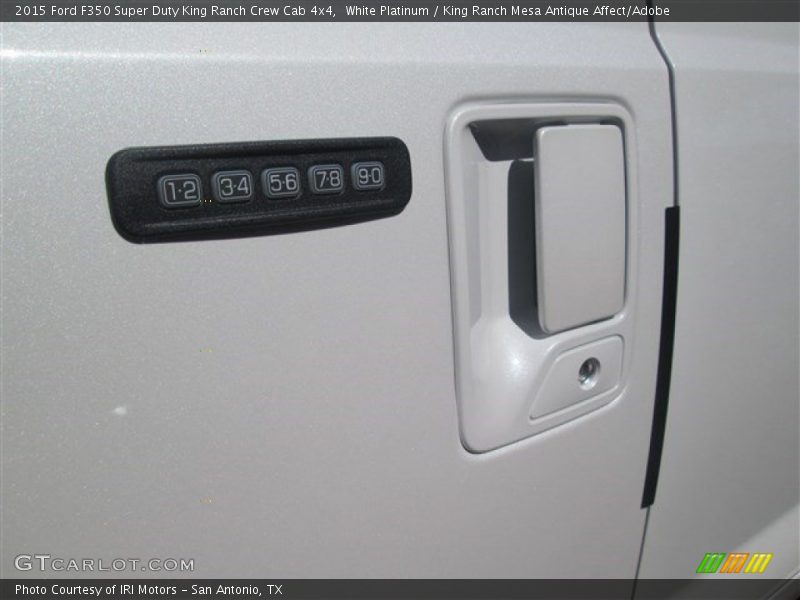 White Platinum / King Ranch Mesa Antique Affect/Adobe 2015 Ford F350 Super Duty King Ranch Crew Cab 4x4