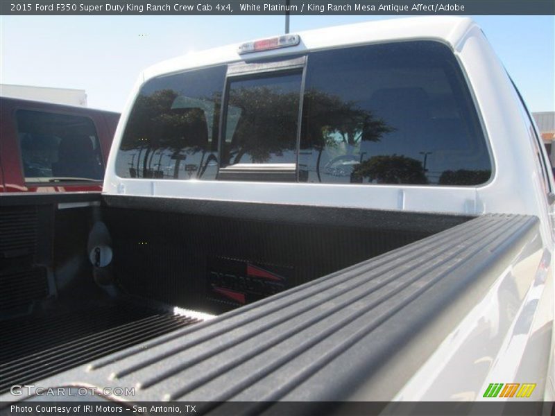 White Platinum / King Ranch Mesa Antique Affect/Adobe 2015 Ford F350 Super Duty King Ranch Crew Cab 4x4