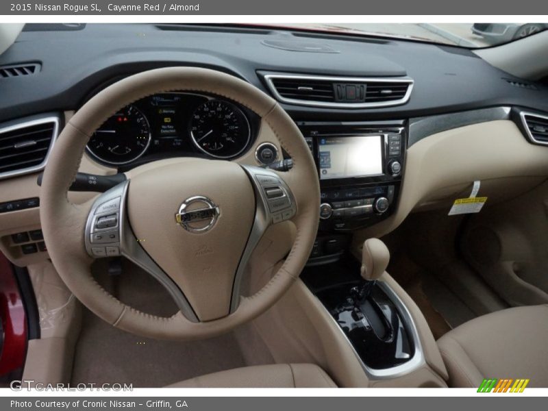 Dashboard of 2015 Rogue SL