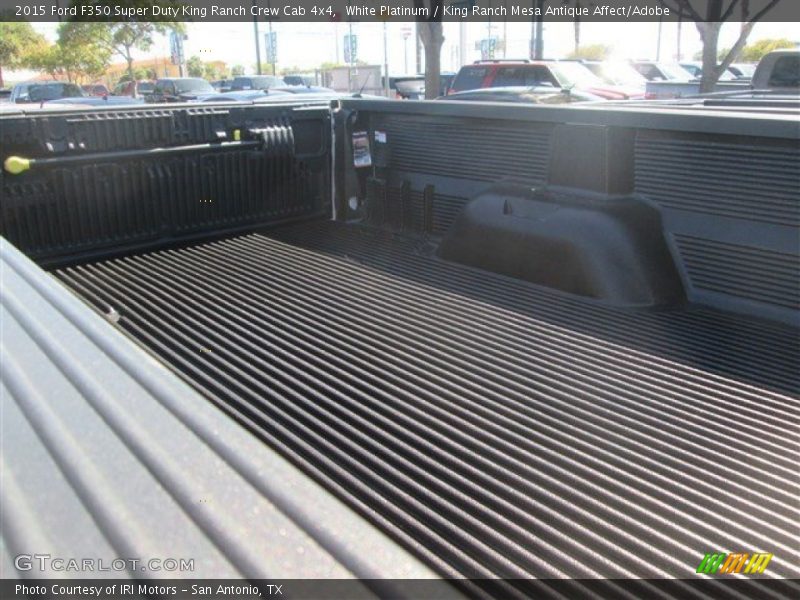 White Platinum / King Ranch Mesa Antique Affect/Adobe 2015 Ford F350 Super Duty King Ranch Crew Cab 4x4
