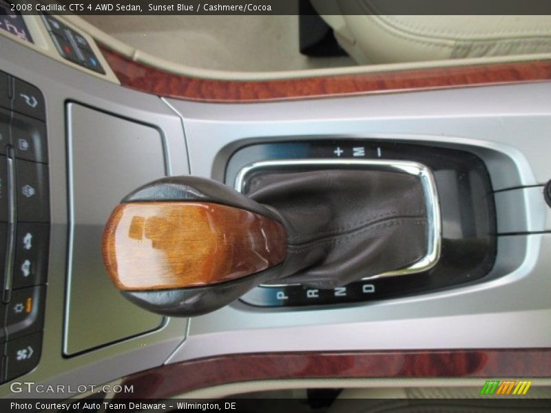 Sunset Blue / Cashmere/Cocoa 2008 Cadillac CTS 4 AWD Sedan