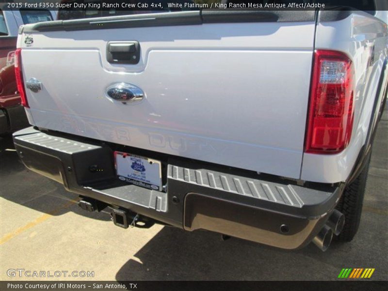 White Platinum / King Ranch Mesa Antique Affect/Adobe 2015 Ford F350 Super Duty King Ranch Crew Cab 4x4