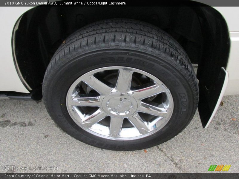 Summit White / Cocoa/Light Cashmere 2010 GMC Yukon Denali AWD