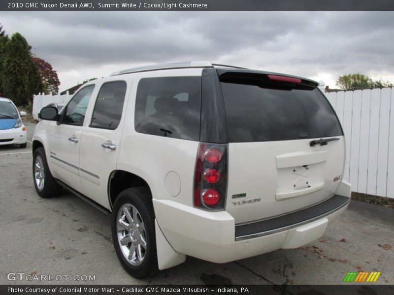 Summit White / Cocoa/Light Cashmere 2010 GMC Yukon Denali AWD