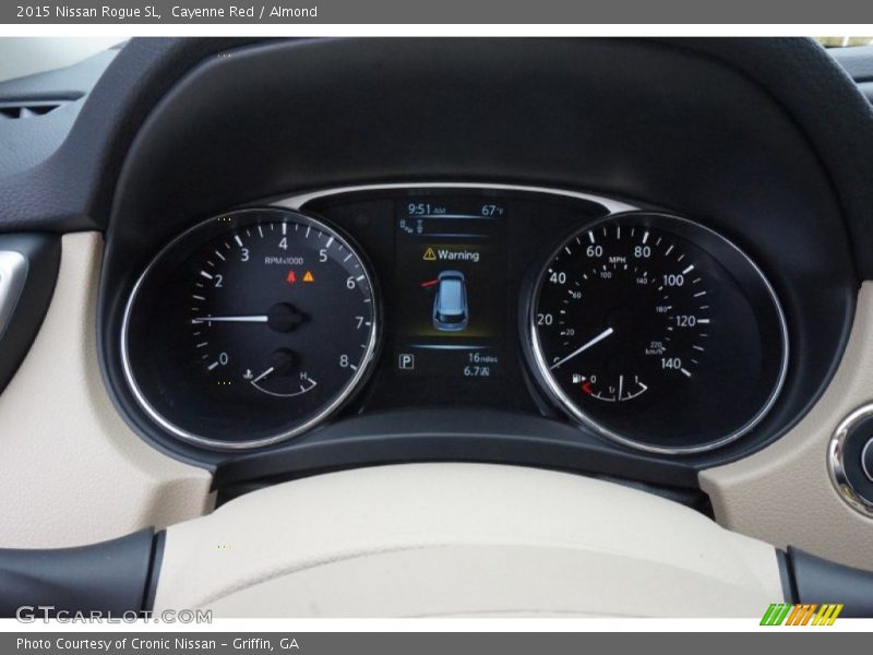  2015 Rogue SL SL Gauges