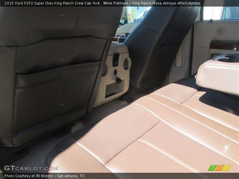 White Platinum / King Ranch Mesa Antique Affect/Adobe 2015 Ford F350 Super Duty King Ranch Crew Cab 4x4