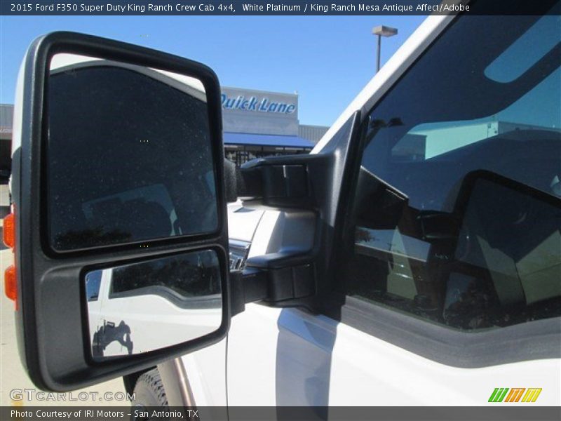 White Platinum / King Ranch Mesa Antique Affect/Adobe 2015 Ford F350 Super Duty King Ranch Crew Cab 4x4