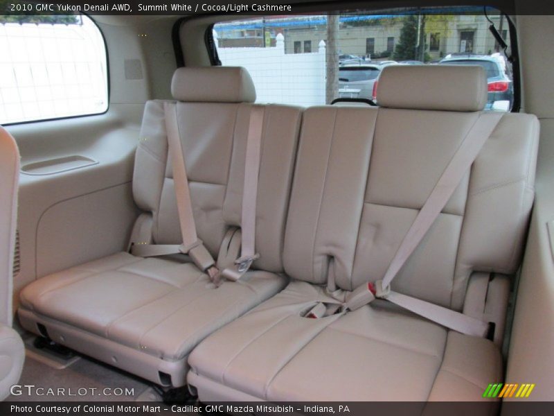 Summit White / Cocoa/Light Cashmere 2010 GMC Yukon Denali AWD