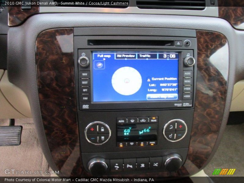 Summit White / Cocoa/Light Cashmere 2010 GMC Yukon Denali AWD