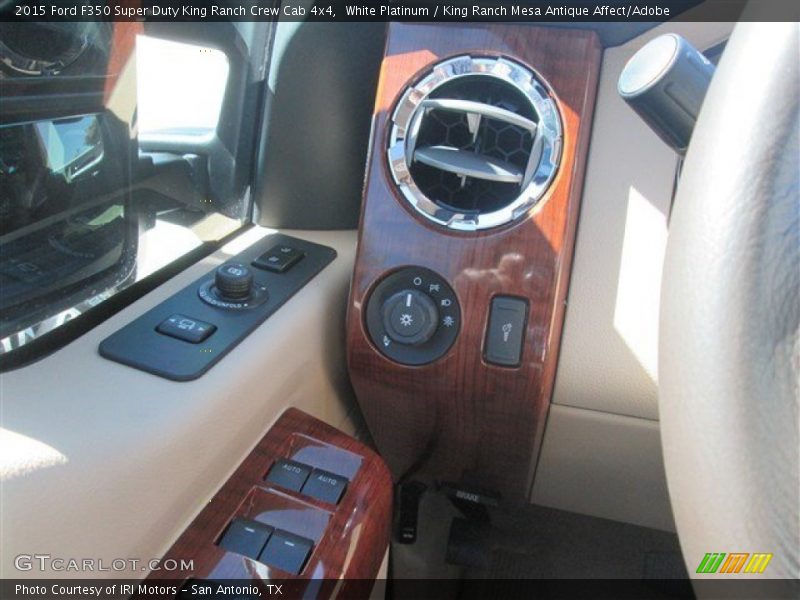 White Platinum / King Ranch Mesa Antique Affect/Adobe 2015 Ford F350 Super Duty King Ranch Crew Cab 4x4