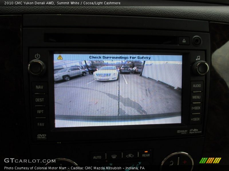 Summit White / Cocoa/Light Cashmere 2010 GMC Yukon Denali AWD