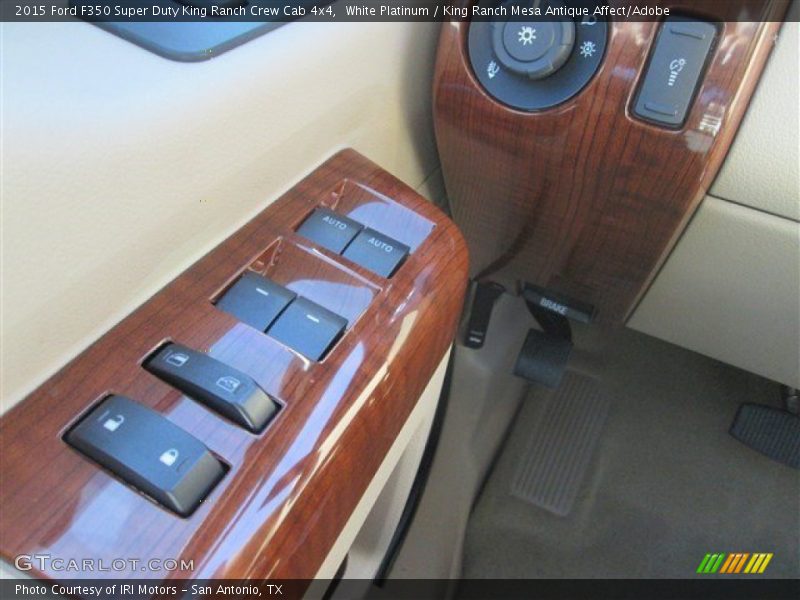 White Platinum / King Ranch Mesa Antique Affect/Adobe 2015 Ford F350 Super Duty King Ranch Crew Cab 4x4