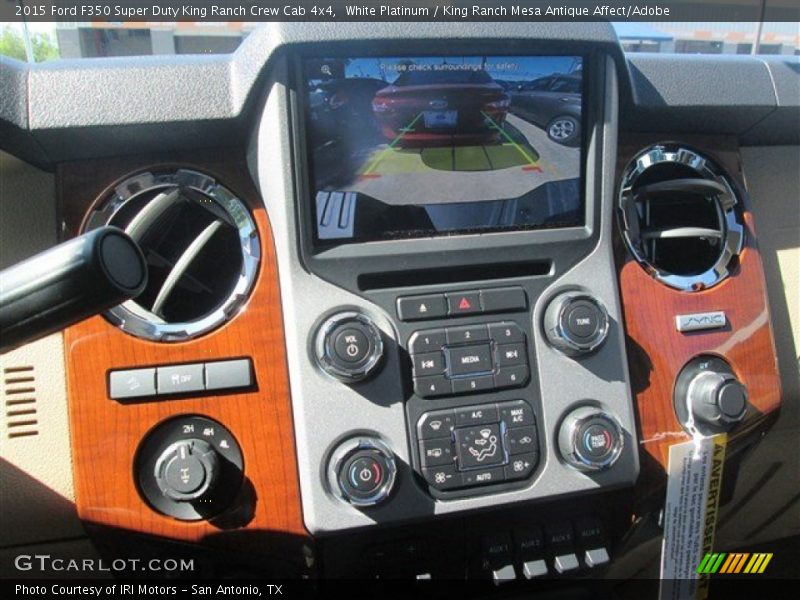 White Platinum / King Ranch Mesa Antique Affect/Adobe 2015 Ford F350 Super Duty King Ranch Crew Cab 4x4