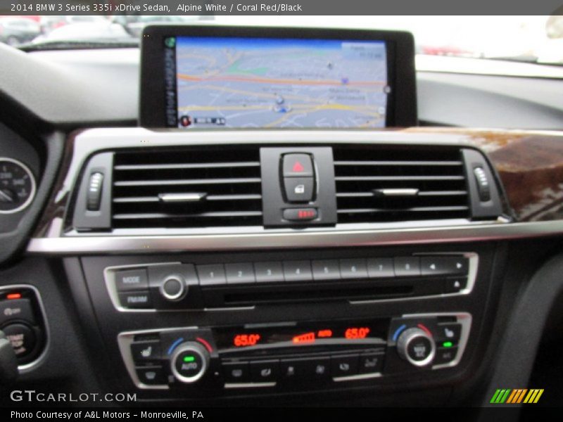 Alpine White / Coral Red/Black 2014 BMW 3 Series 335i xDrive Sedan