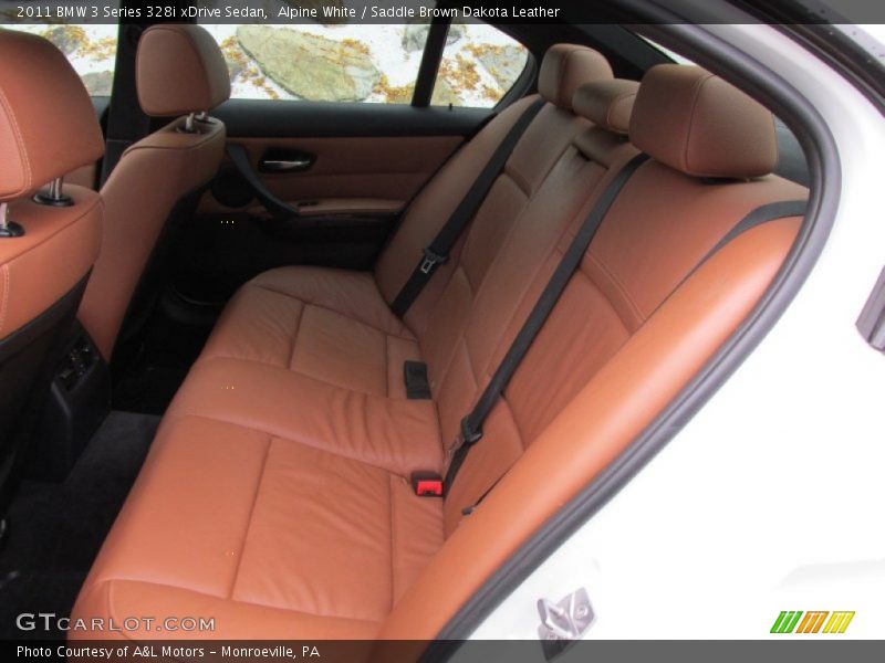 Rear Seat of 2011 3 Series 328i xDrive Sedan