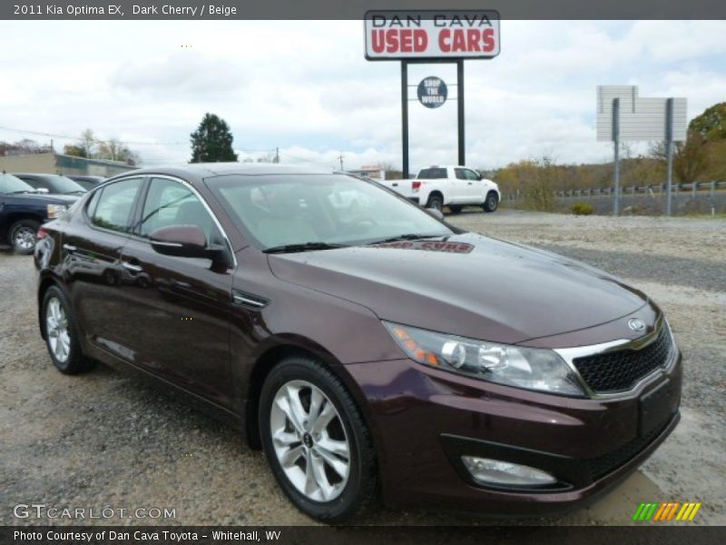 Dark Cherry / Beige 2011 Kia Optima EX