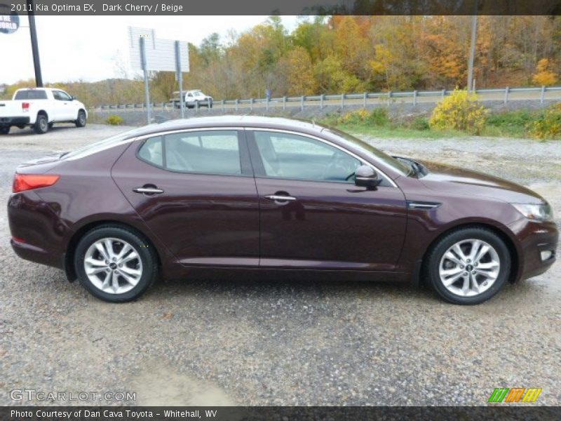 Dark Cherry / Beige 2011 Kia Optima EX