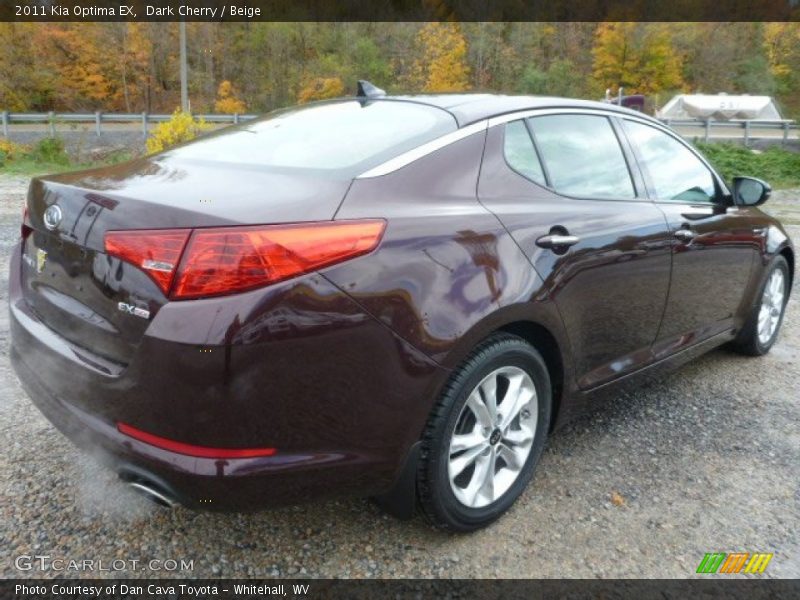 Dark Cherry / Beige 2011 Kia Optima EX