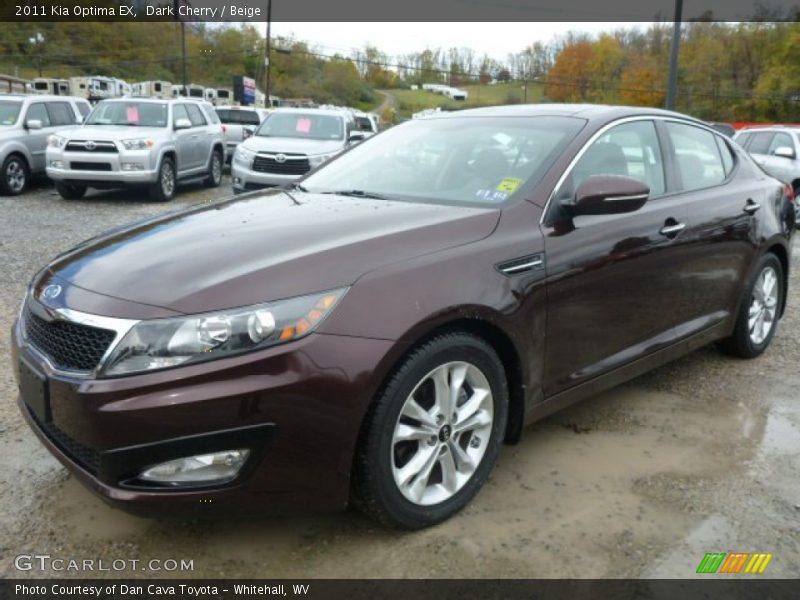 Dark Cherry / Beige 2011 Kia Optima EX