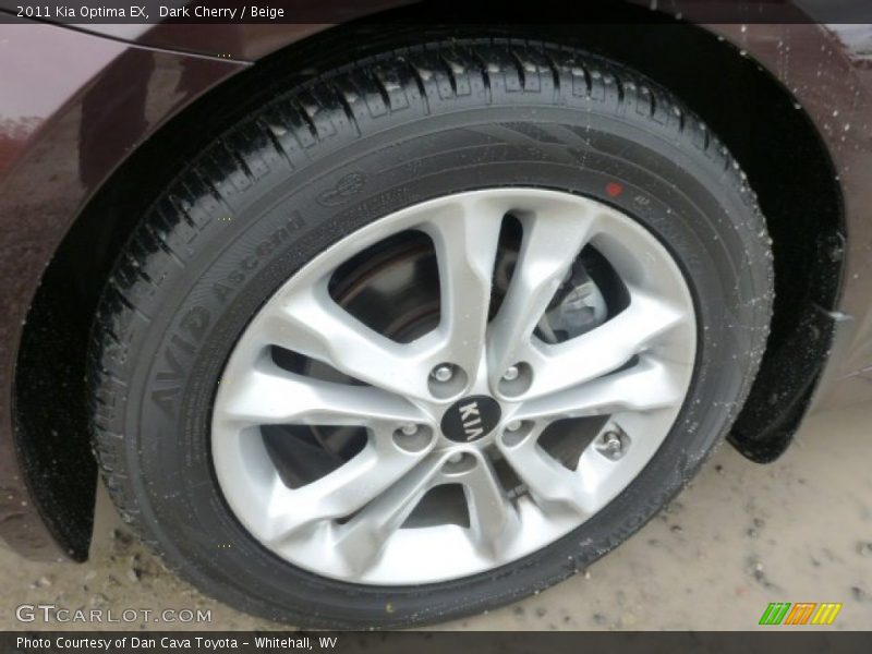 Dark Cherry / Beige 2011 Kia Optima EX