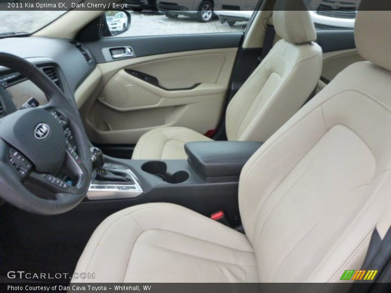 Dark Cherry / Beige 2011 Kia Optima EX