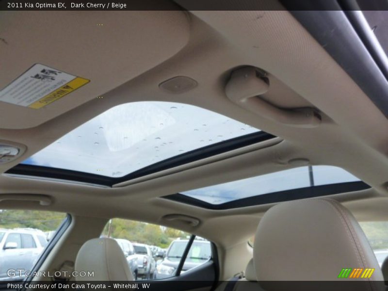 Dark Cherry / Beige 2011 Kia Optima EX