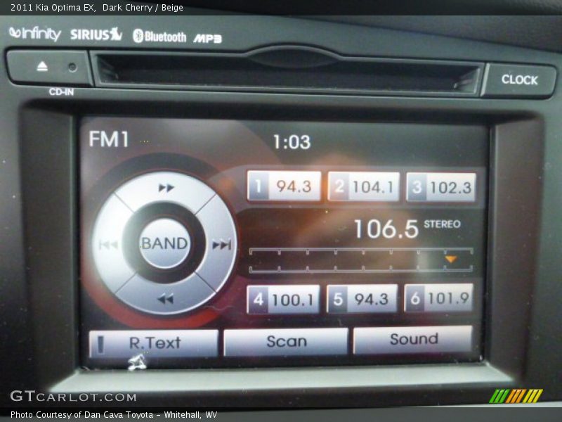 Dark Cherry / Beige 2011 Kia Optima EX