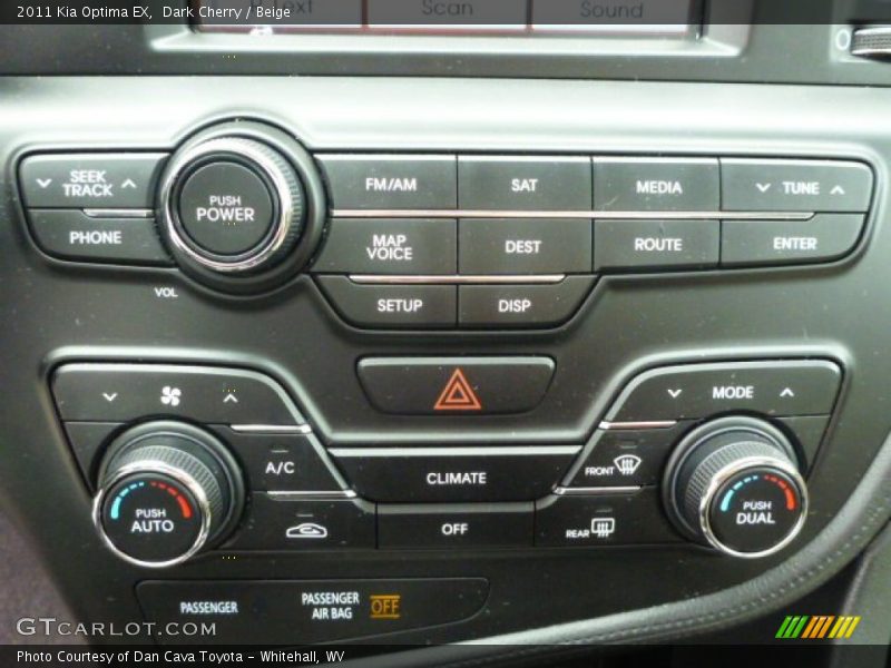 Dark Cherry / Beige 2011 Kia Optima EX